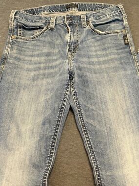 Lucky Brand Bridgette High Rise Skinny Jeans Blue Raw Hem Size 4 27 A